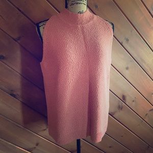 GAP Mock Neck Tank Sweater in Desert Sand